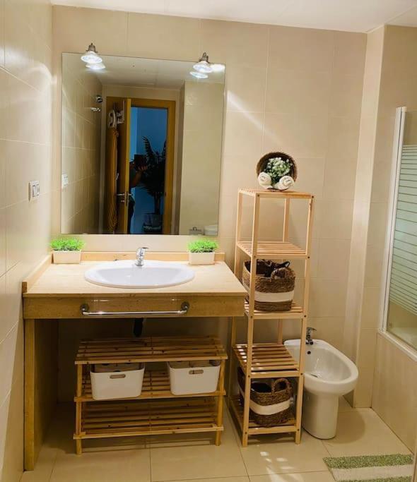 Apartamento En Vera Playa Laguna Beach Exterior foto